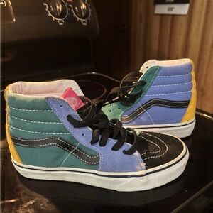 Vans Off The Wall Multicolor Kids women’s mens unisex High-Top Sneakers
